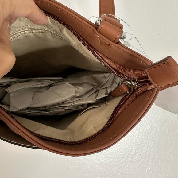 ROSETTI Brown Faux Leather Crossbody Bag BNWT - Picture 6 of 10